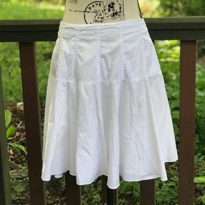 Body by Victoria white layered skirt